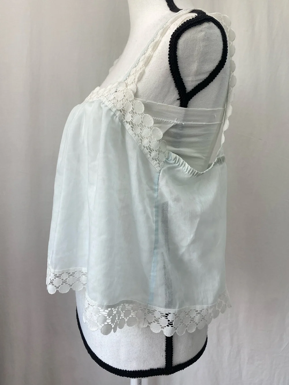 Cotton Tank Sleep PJ Top Lingerie Medium - Picture 6 of 15